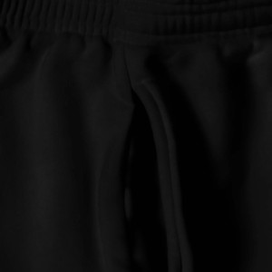 Pantalones Cortos Bermuda de Algodón de Color Sólido para Hombre, Cintura Elástica, Corte Medio, Tejido Transpirable, Estilo Casual, con Bolsillos, Estilo Urbano - Product Image 2