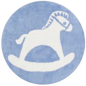 Tapis rond en laine touffeté à la main en peluche sur mesure Techniques faites à la machine Tapis et ensembles - Product Image 5