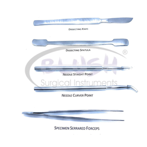 Magnifique kit chirurgical comprenant des ciseaux à iris, des ciseaux à pansements, des pinces à pansements, des ensembles d'instruments chirurgicaux par Blush Surgical - Product Image 5