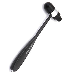 Martillo de percusión negro Hammer Essentials, el mejor martillo de reflejos para exámenes neurológicos y práctica multiinstrumental - Product Image 2