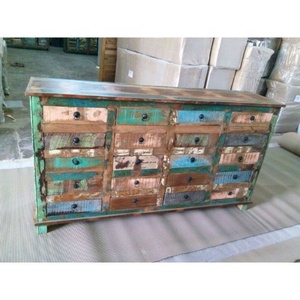 Vintage Reclaimed Solid Wood Farmhouse Style <b>Side</b> <b>Board</b> Cabinet for Kitchen Living Room Dining Rooms Hotels Home Furniture - Product Image 4