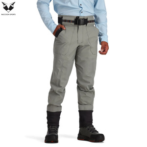 Pantalon de pêche gris imperméable résistant à l'abrasion, pantalon de pêche technique coupe-vent pour les professionnels - Product Image 2