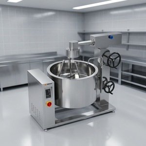 Chaudière à vapeur rotative à induction Amicook 380V/440V, modèle de cuisine sûr, ustensiles de cuisine faciles à utiliser, cuisson précise des ragoûts. - Product Image 3