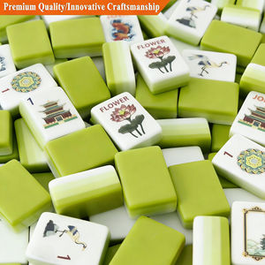 Fichas de Mahjong de Tamaño Mini Personalizadas de Fábrica para la Venta, Juego de Mahjong Acrílico Grabado OEM, Fichas de Mahjong Americanas - Product Image 3