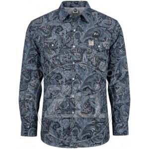 Camisa de Trabajo Ligera de Manga Larga ZUNEZI ZI-8053 2024, 100% Algodón, Resistente al Fuego NFPA 2112 FR, Nivel de Protección Contra Vapores - Product Image 6