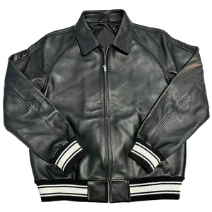 Veste d'hiver pour homme en cuir véritable de couleur unie, style streetwear, avec poches zippées sur le devant, tissu en toile imperméable et écologique - Product Image 1