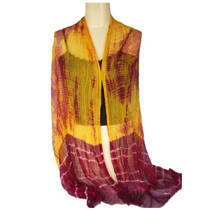 Pañuelo de Chifón Tie Dye para Primavera, Nueva Llegada, Ligero, Transpirable, Ultra Suave, 100% Tela Premium, Moderno y Elegante - Product Image 3