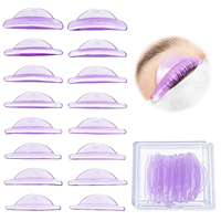 En gros, Coussinets de rehaussement de cils en silicone ultra-doux, 8 tailles, Marque privée, sans colle, pour permanente de cils