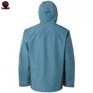 <b>Men's</b> Waterproof <b>Lightweight</b> Hooded Raincoat Breathable Polyester Outdoor <b>Jacket</b> for Hiking Camping - Product Image 2