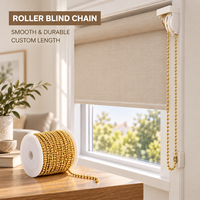 Meilleure vente chaîne boule colorée chaîne boule en métal pour chien chaîne bijoux collier bricolage accessoires fenêtre aveugle composants