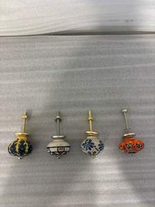 Tiradores de Cerámica Pintados a Mano, Pomos Decorativos para Gabinetes, Manijas Artísticas Únicas para Muebles, Pomos de Cerámica Premium - Product Image 5
