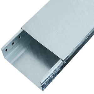 Metalen Kabelgoot Van Aluminium En Stalen Afdekking Met Massieve Bodem - Product Image 5