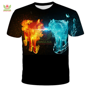 Camiseta sublimada de última moda para hombre, ropa de verano, estilo moderno, camiseta sublimada a color para hombre - Product Image 5
