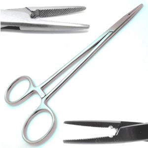 Porte-aiguille Crile en acier inoxydable de 6 pouces, à cliquet, pour chirurgie dentaire, instrument de suture, certifié CE, OEM - Product Image 1