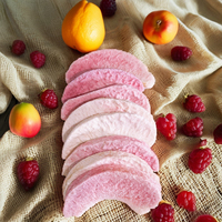 Fabrikant Groothandel Bulk Gezonde Gevriesdroogde Perzik Fruit Zoete Smaak Instant Snacks Vacuümverpakking Natuurlijk Geconserveerd
