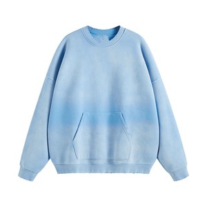 เสื้อสเวตเชิ้ตผู้ชายสไตล์วินเทจลายฟอกสี แนวสตรีทแวร์ ทรงหลวม แฟชั่นทันสมัย สั่งทำได้ ขายส่งจากอเมริกา เสื้อผ้าอินเทรนด์ใส่ได้ทุกวัน - Product Image 6