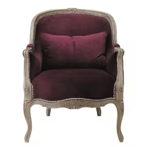 Sofás de sala de estar con terciopelo de madera maciza y diseños elegantes tallados a mano a precios al por mayor de Indonesia - Product Image 1