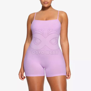 Body de Mujer sin Mangas con Cuello Redondo, Elástico, Casual, para Uso Diario, Venta de Fábrica - Product Image 3