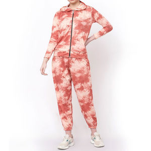 Unique Style Women Tie Dye Sublimation <b>Tracksuit</b> Featuring Light Weight Designs Great For Sport And Leisure Comfortable Women - Product Image 1