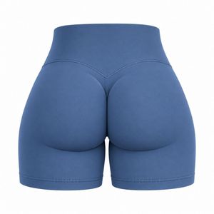 <b>Women</b> Blue <b>Gym</b> <b>Shorts</b> High Waist Stretch Fitness Running Yoga Workout Athletic Sports <b>Shorts</b> Activewear Training <b>Shorts</b> Custo - Product Image 2