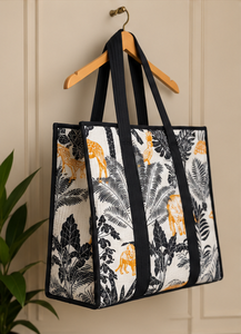 Bolsa de Mano Exclusiva de Algodón Acolchada, Hecha a Mano, con Asas Largas, Amplia, para Compras, Trabajo, Viajes, Uso Diario - Product Image 6