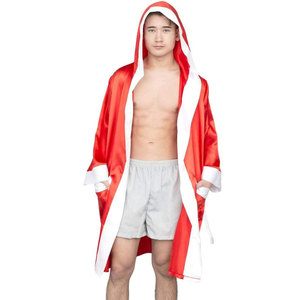 Batas de Boxeo de Alta Calidad con Material de Satén Ligero y Diseño Personalizado para Eventos Deportivos - Product Image 1