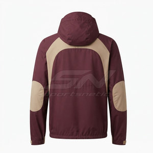 Chaqueta de Aventura para Hombre, Ligera, con Capucha, Resistente al Agua, Transpirable, con Cierre Completo, para Senderismo y Trekking - Product Image 2