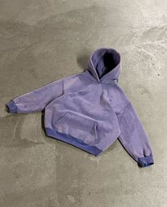 Sweat à capuche zippé unisexe en polaire de polyester, coupe oversize, style vintage gothique, streetwear hiver, avec logo personnalisé et impression numérique unie - Product Image 4