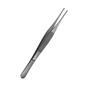 Pinces à tissus droites de qualité supérieure 1x2 dentées 180 mm pour pansements chirurgicaux et dissections médicales - Product Image 2