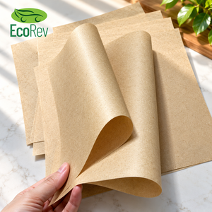 กระดาษคราฟท์สีน้ำตาลเคลือบ PE ย่อยสลายได้ ทนความร้อน เกรดอาหาร สำหรับซ้อนกัน น้ำหนัก 35 กรัม 38 กรัม ป้องกันเชื้อรา - Product Image 2