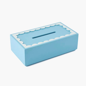 Elegant Lacquer Tissue <b>Box</b> Stylish Tissue Holder <b>For</b> Living Room, Bathroom And Table <b>Decor</b> - Product Image 2