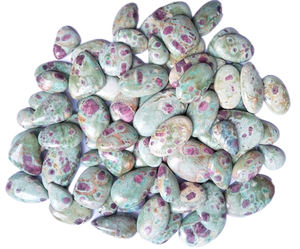 Lote al por mayor de cabujones de rubí en fuchsite, piedra en cantidad a granel para revendedores, minoristas y mayoristas, en kg (kilogramo), gema. - Product Image 1