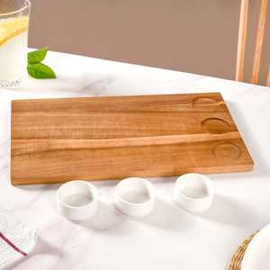 Modern fruit theme wooden Natural wooden wedding decor Handicraft decorative food tray Format Single-Piece <b>Packaging</b> - Product Image 1