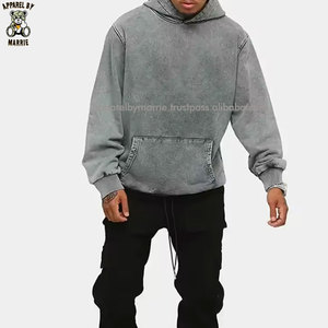 Sweat-shirts décontractés pour hommes, fabriqués au Pakistan, chauds, confortables, style streetwear, effet vintage, avec poignets côtelés. - Product Image 4