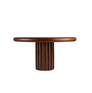 Soporte redondo de madera para pasteles, Base de madera para decoración del hogar, venta al por mayor - Product Image 2