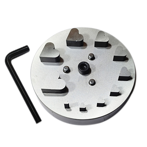 Ensemble de 10 découpeurs en forme de cœur, outils de précision pour la fabrication de bijoux, poinçons en acier pour l'or, l'argent, le cuivre et le laiton |   GS589N - Product Image 1