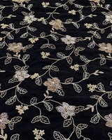 Tissu en Soie 100% Tricoté Brodé de Perles, Dentelle Couture Mariage, Maille pour Vêtements – Vente en Gros pour Importateurs de Mode