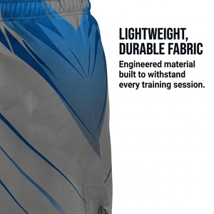 Shorts MMA personnalisés pour la pratique du grappling, en polyester et élasthanne, shorts de combat pour hommes et femmes, shorts de compétition MMA avec ceinture élastique - Product Image 4