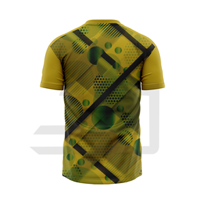 Breathable Short Sleeve Soccer Jersey with Front Logo Quick Dry Football Shirt for Professional Team Wear - Product Image 1