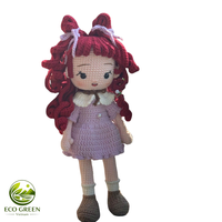 Muñeco de Ganchillo Kawaii, Amigurumi, Juguete de Peluche, Estilo Anime, Adorno Suave para Regalo de Baby Shower, Venta al por Mayor, Hecho a Mano