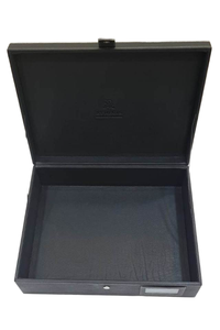 Boîte à linge en cuir véritable fabriquée à la main-Organisez votre espace avec style - Product Image 3