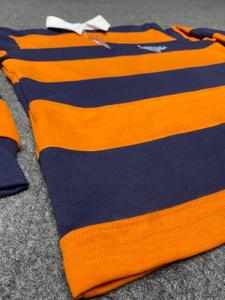 Camiseta Polo Extra Grande de Algodón con Estampado Vintage, Estilo Rugby con Botones y Rayas, Manga Larga para Mujer - Product Image 5