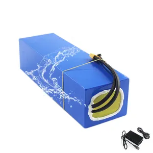 PVC Heat Shrink Case Lithium Battery Pack 36V 48V 60V 72V 10Ah-50Ah BMS 20A-100A Waterproof Lithium Battery for Wheelchair