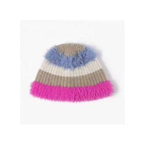 Bonnet d'hiver chaud en fibre acrylique de couleur unie avec logo brodé personnalisé, vente en gros de mode, bonnets tricotés avec logo sur mesure - Product Image 1