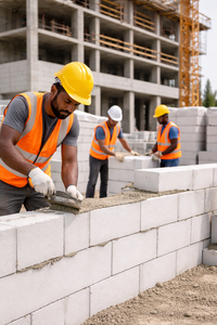 Fabricant de blocs AAC, blocs de béton léger en gypse de haute qualité pour murs de soutènement et applications de construction - Product Image 2