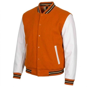 Custom Design Wool Body Varsity <b>Jacket</b> with White Leather Sleeves Premium Letterman <b>Baseball</b> <b>Jacket</b> <b>for</b> <b>Men</b> - Product Image 6