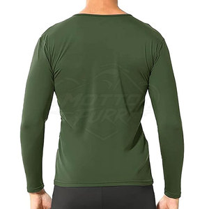 Camisetas Térmicas de Poliéster/Algodón Tejidas Directamente de Fábrica, Logotipo Personalizado, Calidad Premium, Secado Rápido, Transpirables, para Uso Diario Masculino, OEM - Product Image 3