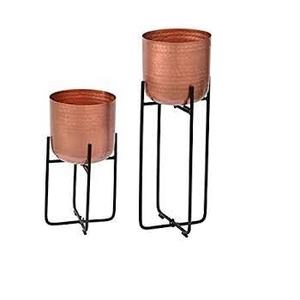 Pot de fleurs au design moderne, pour balcon, décoration de mariage, pour salon, pot de fleurs décoratif en métal - Product Image 1