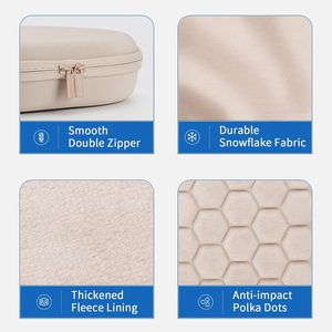 Étui de voyage rigide pour Apple <span class=keywords><strong>AirPods</strong></span> <span class=keywords><strong>Max</strong></span>, housse de rangement portable avec fermeture éclair et prise en charge du mode veille, sac de transport organisateur - Product Image 6