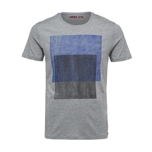 เสื้อยืดผู้ชายฤดูร้อน เสื้อเพลน ทรงเข้ารูป ใส่สบาย ผ้าฝ้ายแท้ คอกลม ดีไซน์เรียบง่าย - Product Image 1